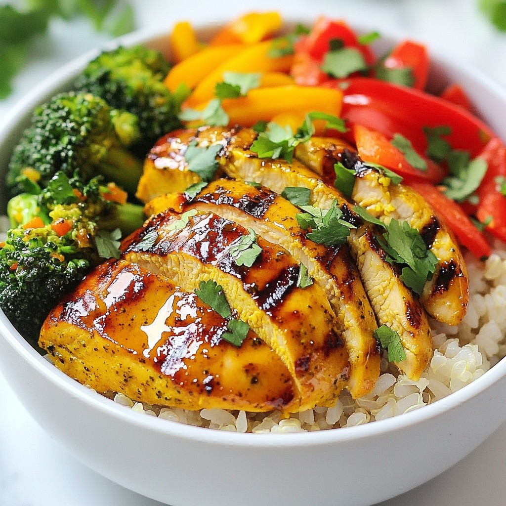 Ginger Turmeric Chicken Meal Prep Bowls Deliciously Simple