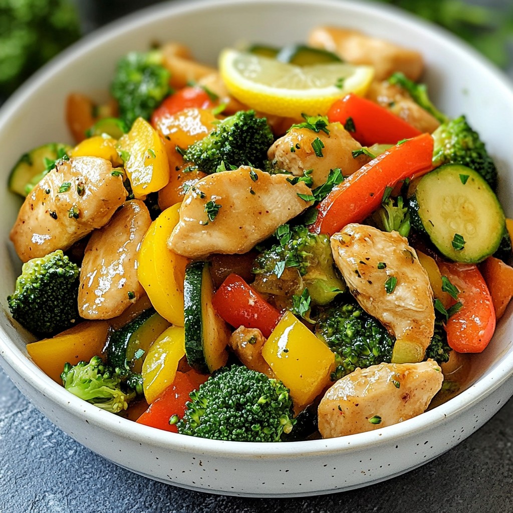 Easy Lemon Herb Chicken Stir-Fry Simple Recipe Guide