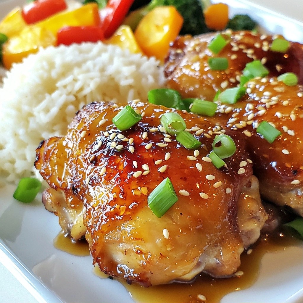 Spicy Honey Glazed Baked Chicken Flavorful Delight