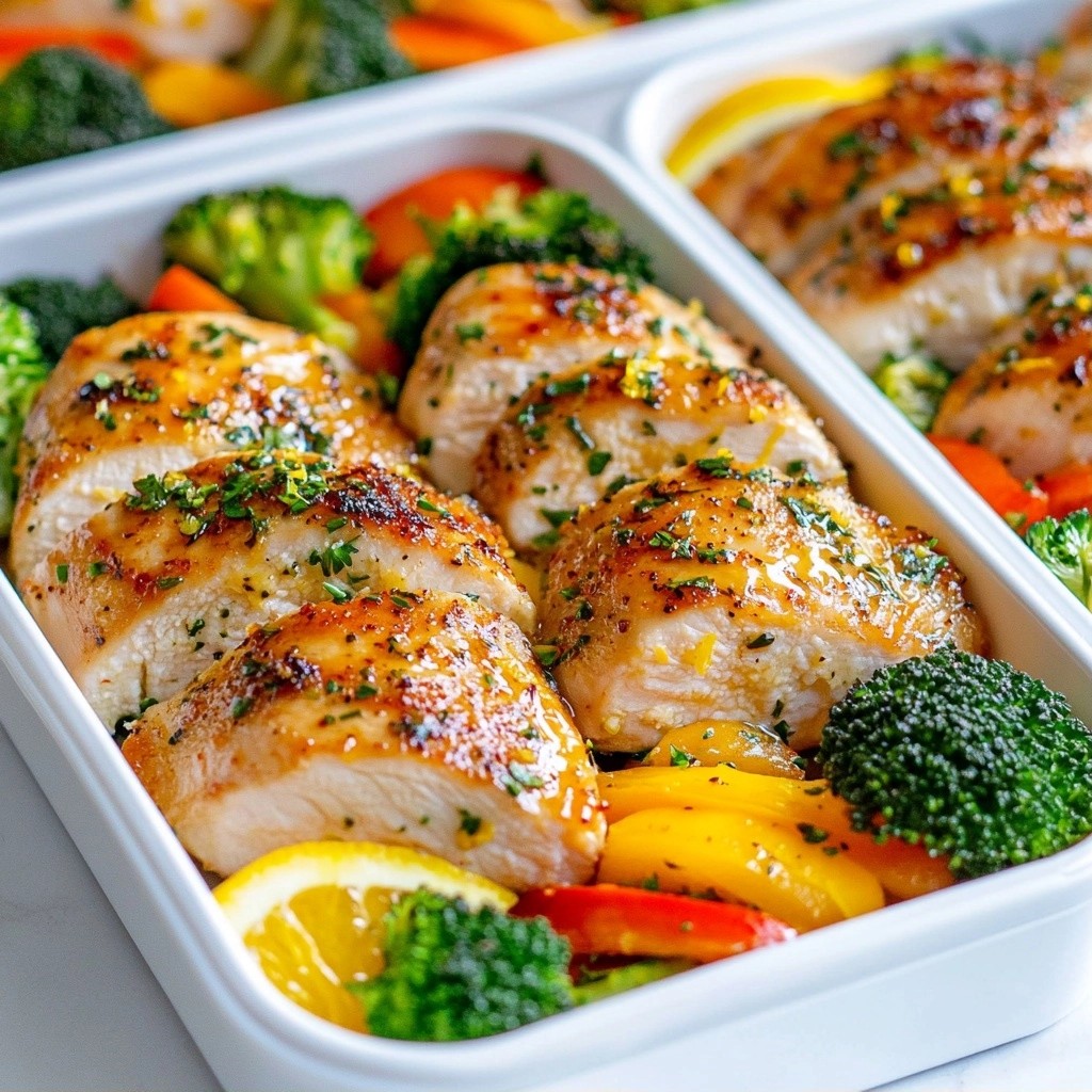 Citrus Herb Chicken Meal Prep with Veggies Made Simple