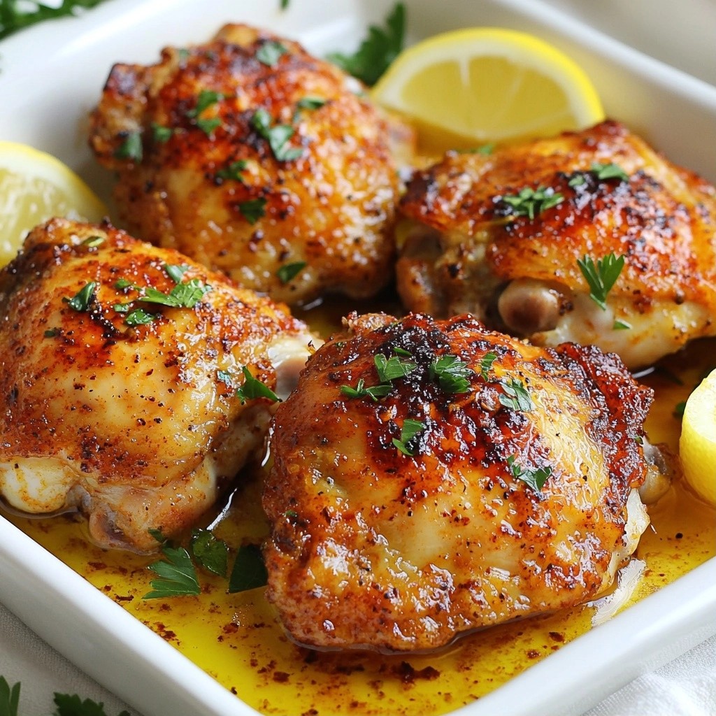 Baked Chicken with Spicy Paprika Rub Delightful Dish