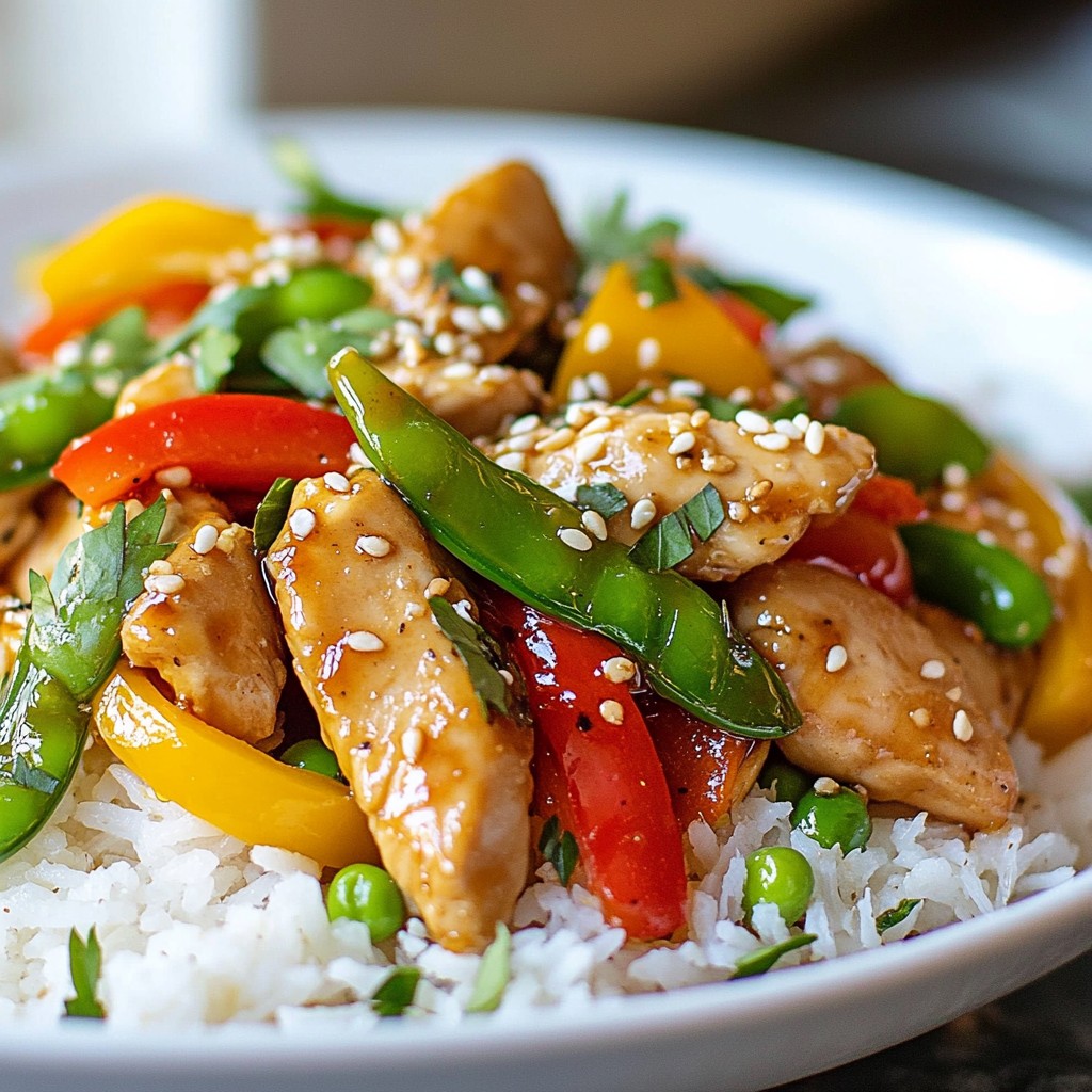 Quick and Easy Chicken Stir-Fry Tasty Dinner Recipe