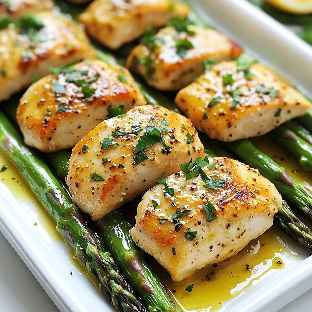 Lean Chicken Meal Prep with Asparagus Delight
