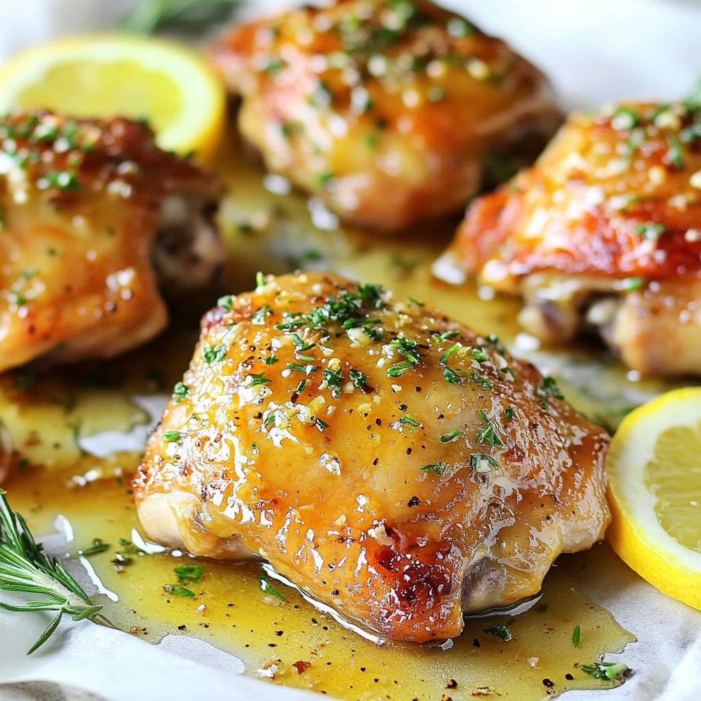 Savory Baked Chicken with Dijon Herb Glaze Recipe