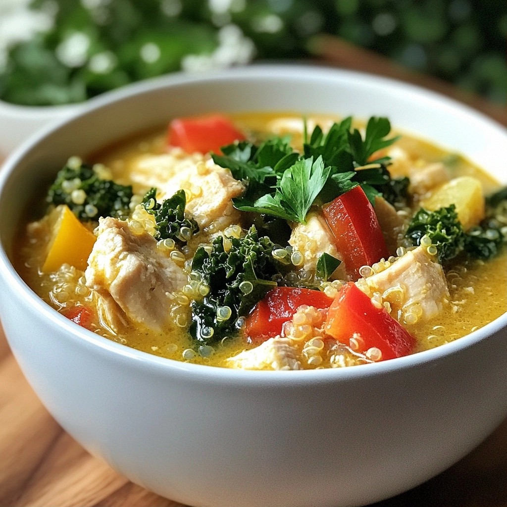 One-Pot Chicken and Quinoa with Kale for Dinner