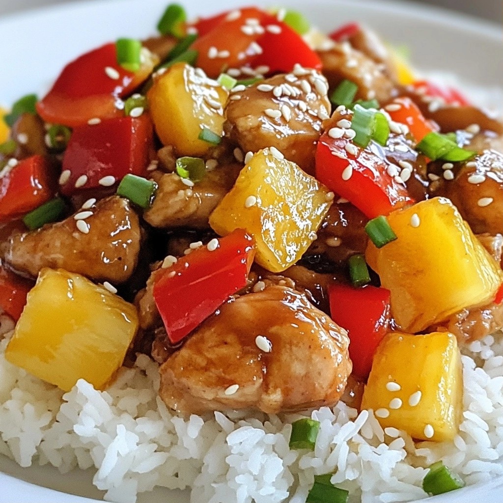 One-Pot Chicken Teriyaki with Pineapple Delight