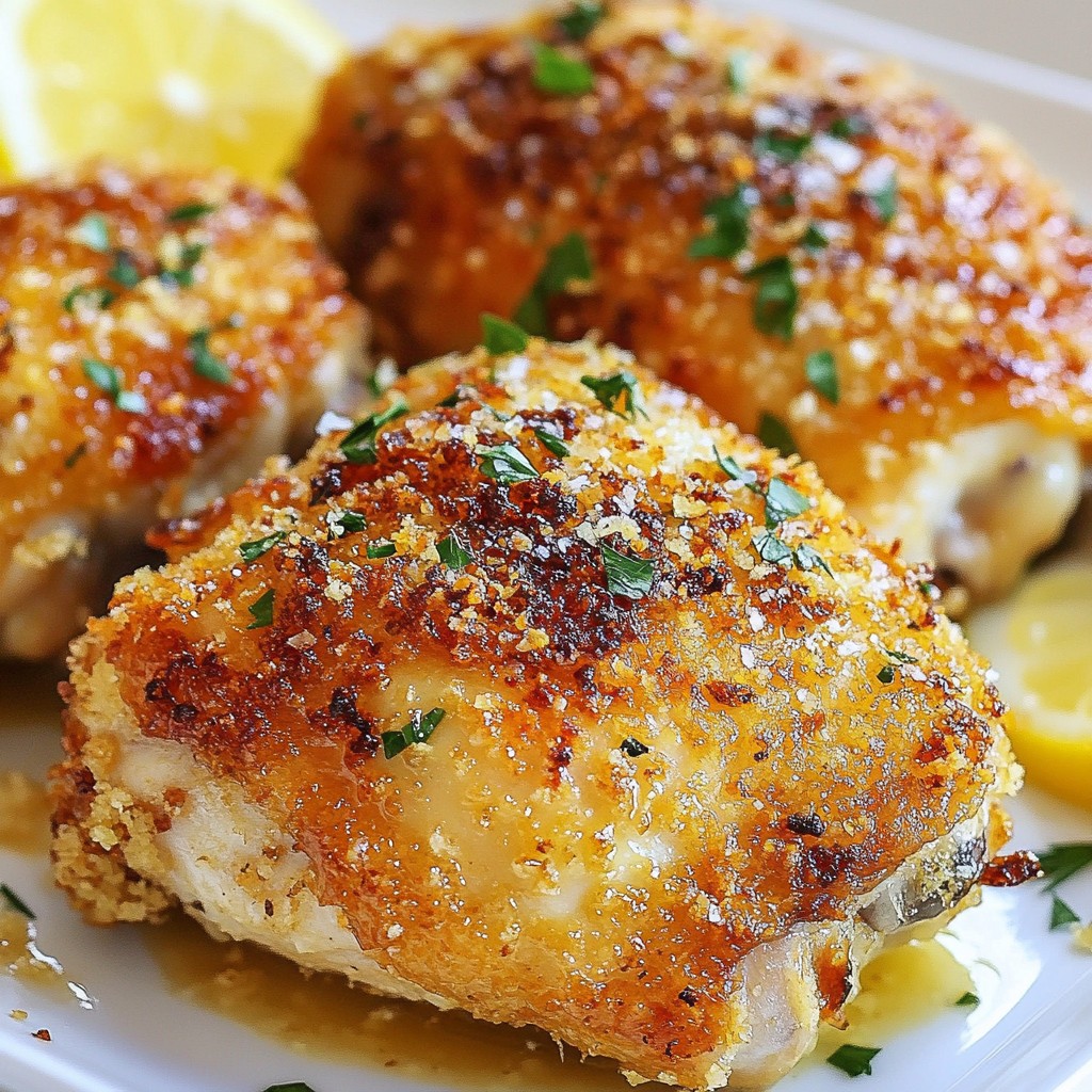 Crispy Baked Chicken with Lemon Zest Delight
