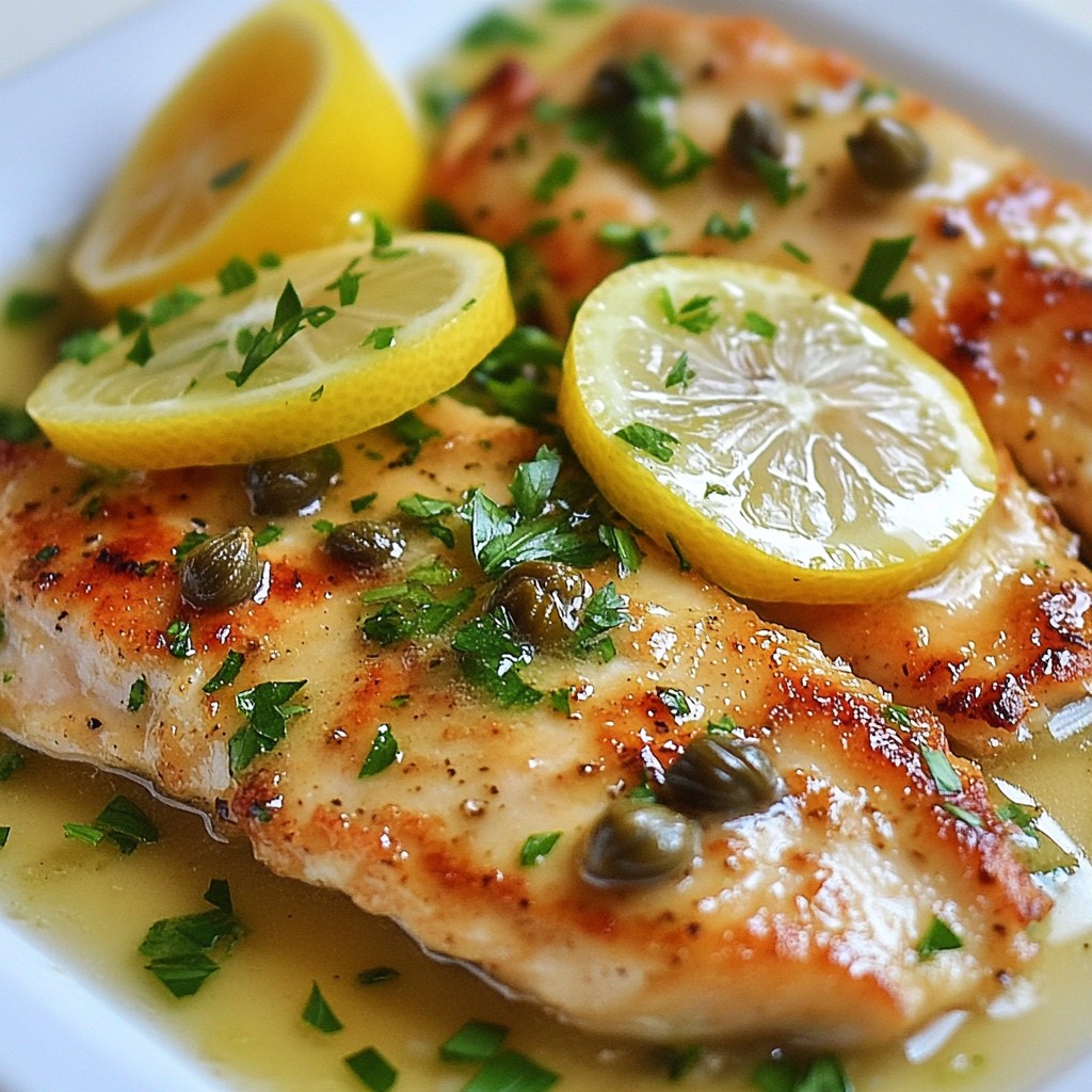Easy Chicken Piccata with Capers Tasty and Quick Meal