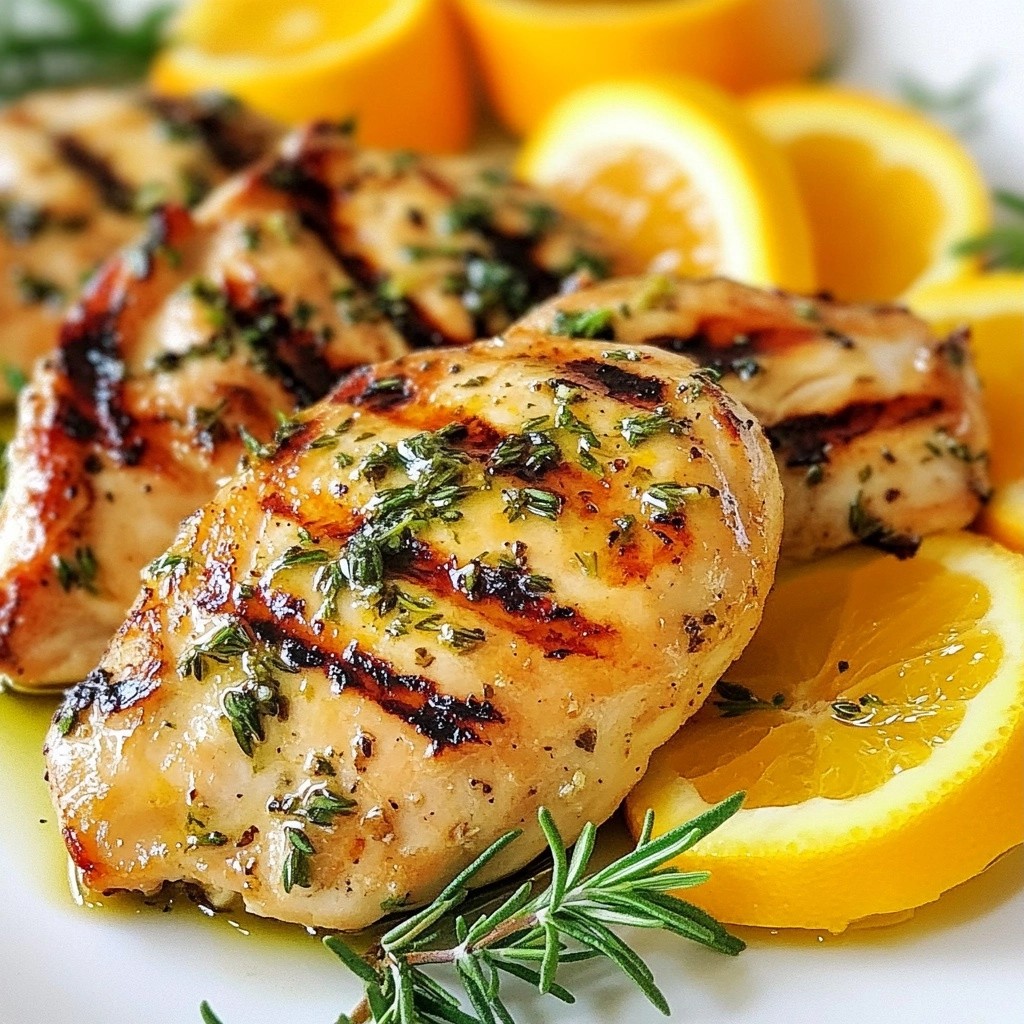 Zesty Grilled Chicken with Citrus Herb Marinade Delight