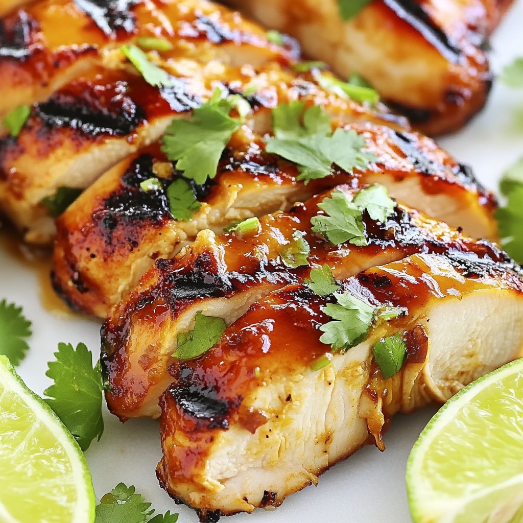 BBQ Grilled Chicken with Honey Chipotle Flavor Burst