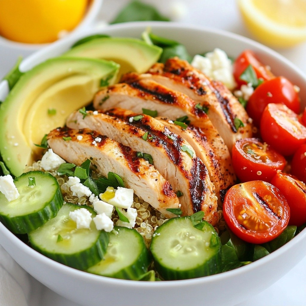 Quinoa and Grilled Chicken Power Bowls Healthy Fuel