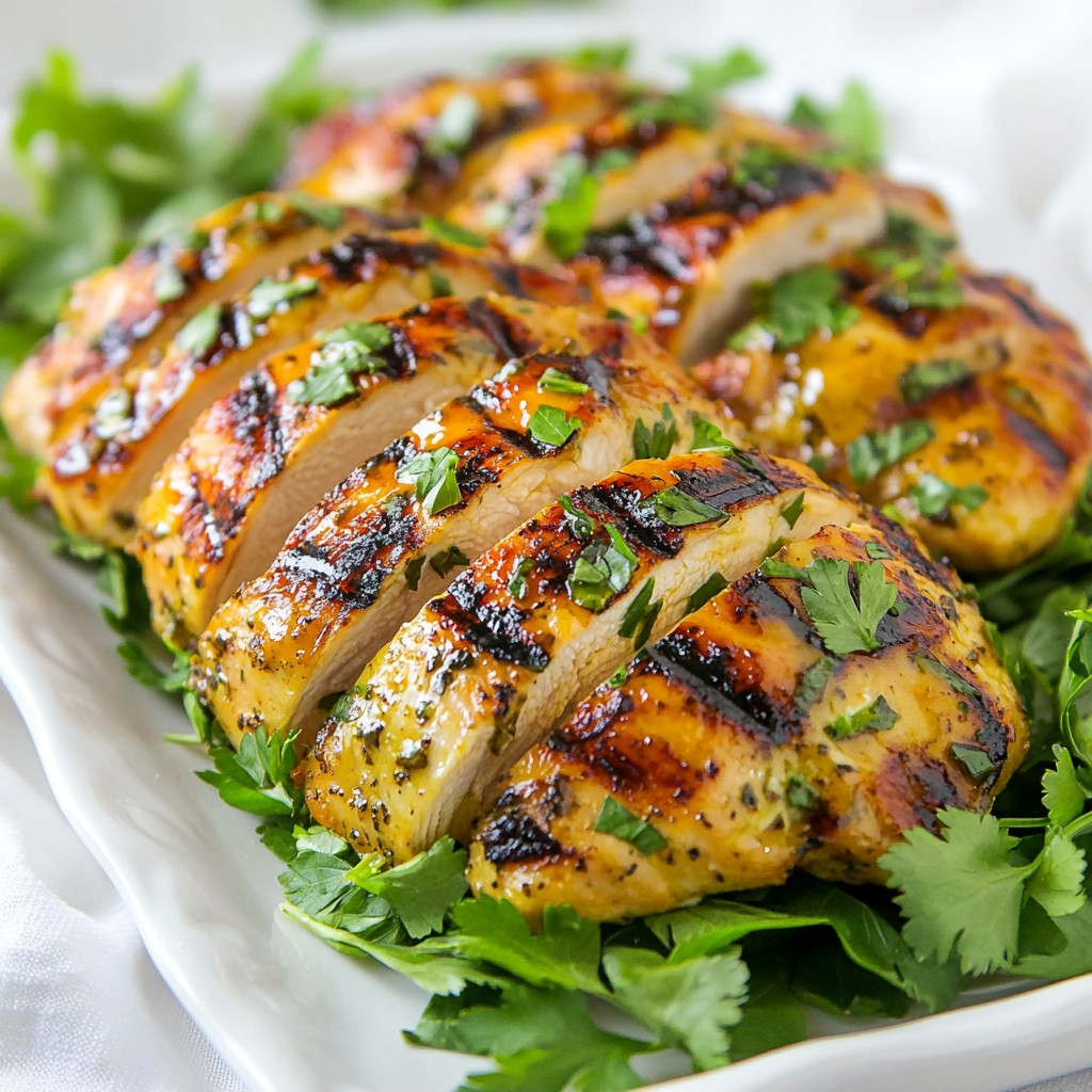 Tangy Grilled Chicken with Herb Marinade Recipe