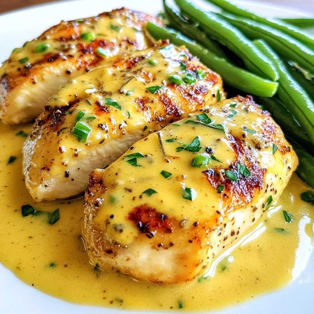 Creamy Dijon Chicken with Green Beans Quick Meal