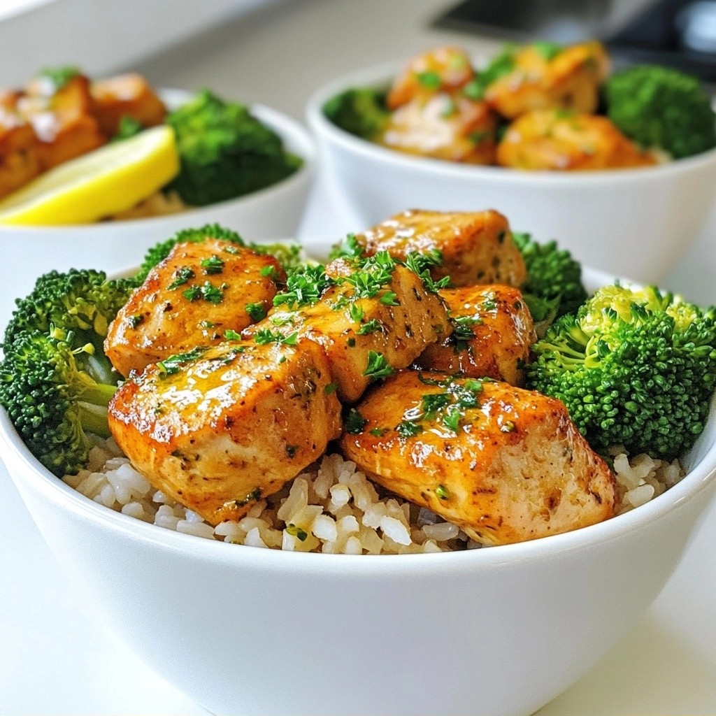 Zesty Chicken Meal Prep with Broccoli and Rice Delight