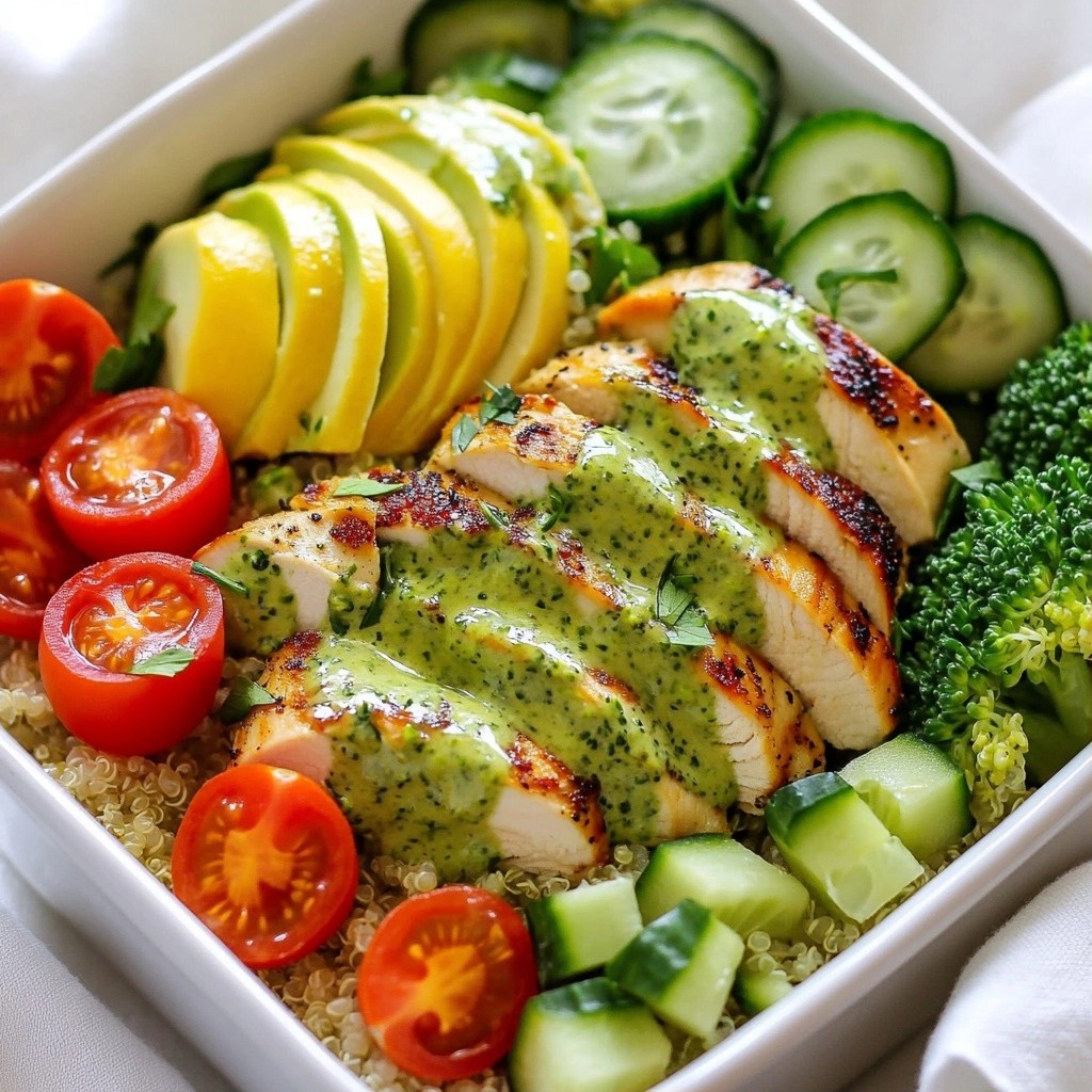 Green Goddess Chicken Meal Prep Bowls Energizing Dish