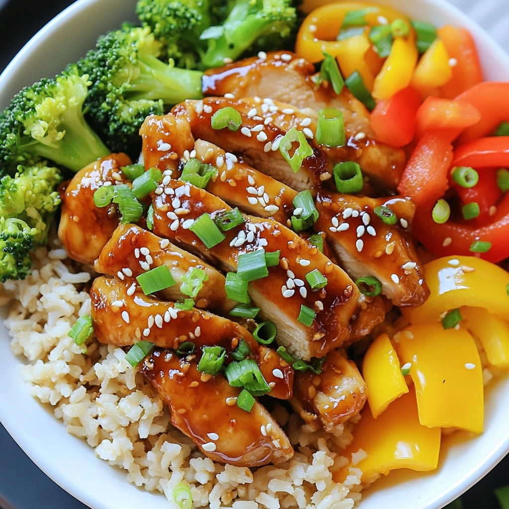Teriyaki Chicken Meal Prep with Brown Rice Delight
