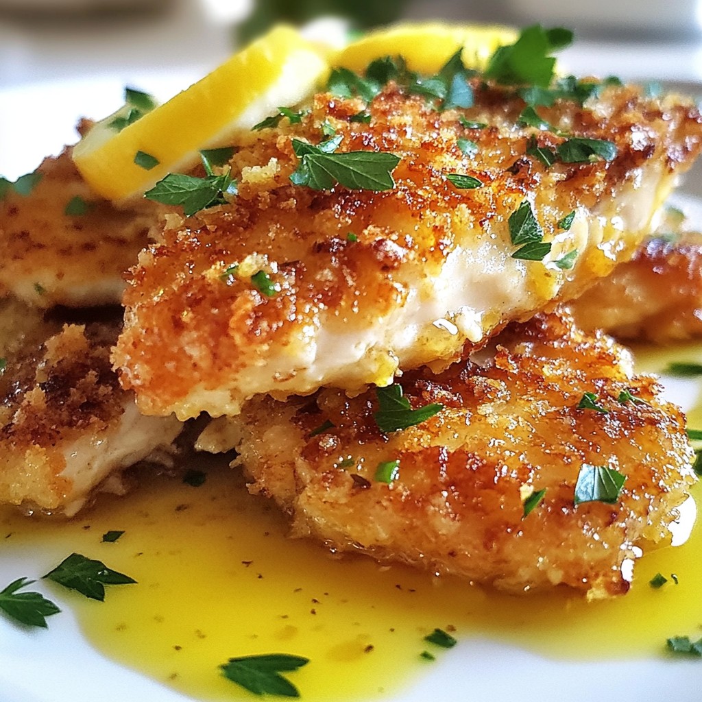 Crispy Easy Chicken Recipes with Lemon Butter Delight