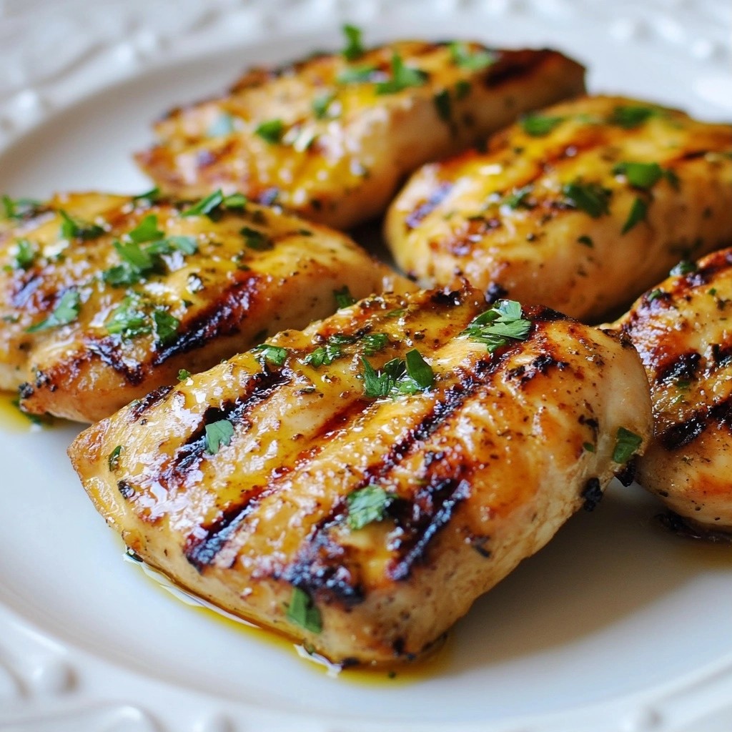 Grilled Chicken with Lemon Garlic Sauce Delight Recipe