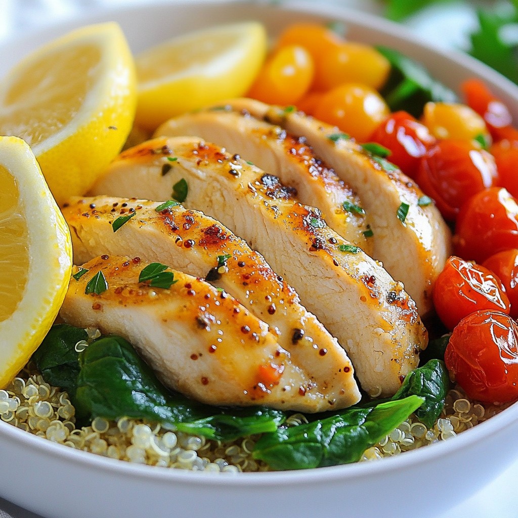 Lemon Herb Easy Chicken Recipes with Quinoa Delight
