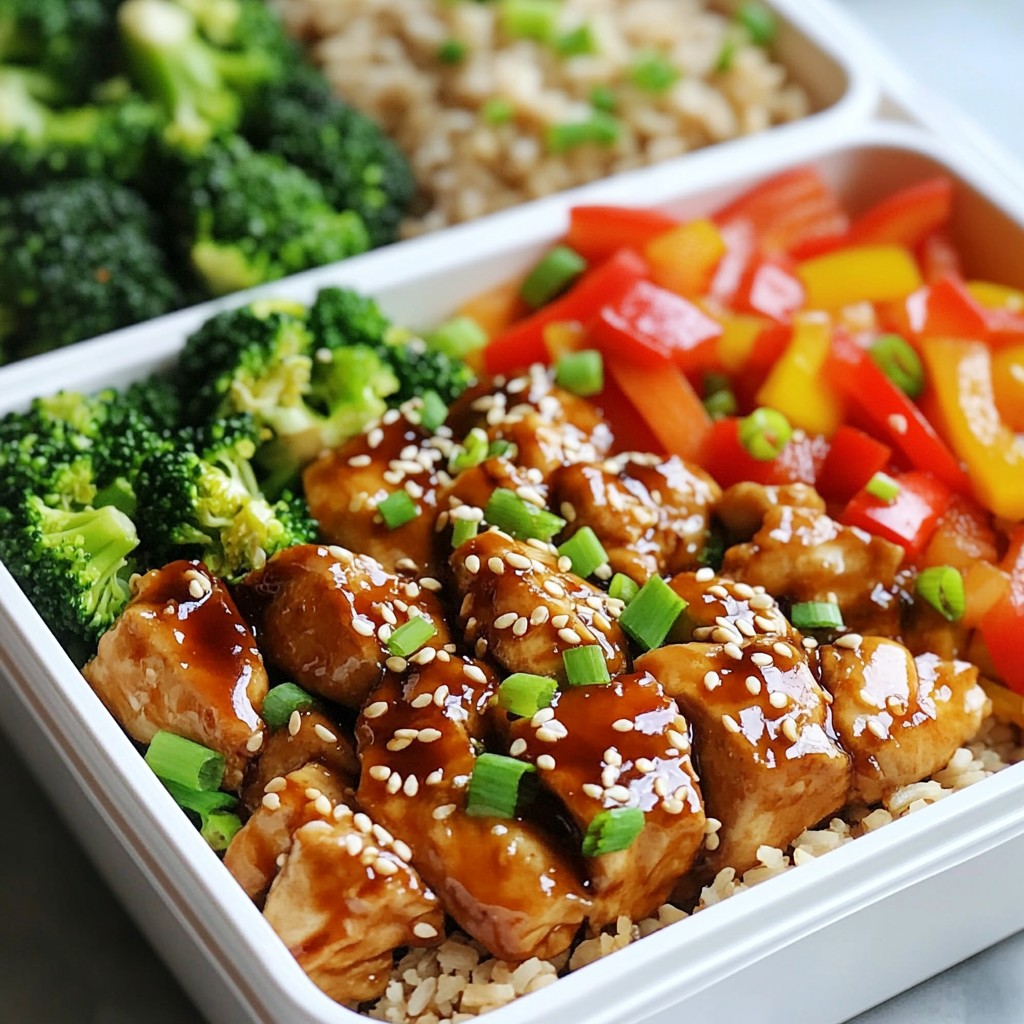Teriyaki Chicken Meal Prep with Brown Rice Delight